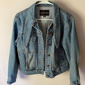 Blue washed jean jacket